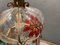 Lámpara colgante de hierro forjado de cristal de Murano, años 60, Imagen 9