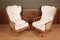 Vintage Chairs in Faded Oak, 1950s, Set of 2, Image 1