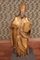 Estatua grande de un santo obispo, siglo XVIII, madera dorada, Imagen 1