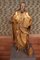 Large Statue of a Holy Bishop, 18th Century, Gilded Wood 8