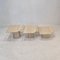 Italian Travertine Coffee Tables, 1980s, Set of 3 5