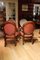 Antique Dining Room Chairs in Mahogany, Set of 4, Image 2