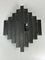Brutalist Wall Lamp Iron & Glass Wall Lamp, 1970s 18