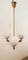 Lámpara de araña de latón con bolas blancas brillantes, Imagen 11