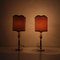 Table Lamp with Silver Candlestick Base, 1950s, Set of 2, Image 10