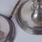 Lampade da tavolo con base portacandele in argento, anni '50, set di 2, Immagine 6