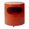 Red Giano Vano Side Table by Emma Gismondi for Artemide, 1970s 1