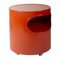 Red Giano Vano Side Table by Emma Gismondi for Artemide, 1970s 8