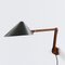 Adjustable Wall Lamp with Metal Shade, 1960s 1