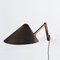 Adjustable Wall Lamp with Metal Shade, 1960s, Image 2