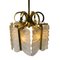 Brass and Glass Pendant Lamp by Carl Fagerlund for Orrefors, 1960s, Image 7