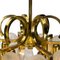 Brass and Glass Pendant Lamp by Carl Fagerlund for Orrefors, 1960s 9