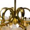 Brass and Glass Pendant Lamp by Carl Fagerlund for Orrefors, 1960s, Image 9