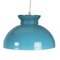 Vintage Turquoise Pendant Lamp, 1960s, Image 1