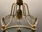 Lampe à Suspension Vintage en Bronze, Italie, 1950s 10