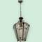 Vintage Italian Bronze Light Pendant, 1950s 11