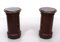 Tables de Chevet Cylindriques, Angleterre, 1880s, Set de 2 5