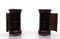 Cylindrical Nightstands, England, 1880s, Set of 2 3