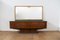 Rosewood and Marble Base Sideboard with Glass Shelf, 1950s, Set of 2 2