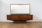 Rosewood and Marble Base Sideboard with Glass Shelf, 1950s, Set of 2, Image 2