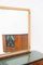 Rosewood and Marble Base Sideboard with Glass Shelf, 1950s, Set of 2 6
