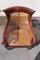 Antiker William IV Bergere Stuhl aus Mahagoni 6