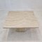 Italian Coffee Table in Travertine, 1980s 3