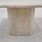 Italian Coffee Table in Travertine, 1980s 12