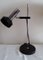 Vintage German Adjustable Desk Lamp with Black Metal Foot and Reflector and Chrome-Plated Frame, 1970s 3