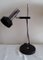 Vintage German Adjustable Desk Lamp with Black Metal Foot and Reflector and Chrome-Plated Frame, 1970s, Image 3
