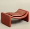 Fauteuil Vintage avec Ottomane par Vittorio Introini de Saporiti, Italie, 1970s, Set de 2 6