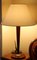 Art Deco Style Table Lamp with White Lampshade, 1970s, Image 2