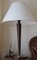 Art Deco Style Table Lamp with White Lampshade, 1970s 1