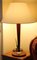 Art Deco Style Table Lamp with White Lampshade, 1970s, Image 5