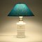 Danish White Glass Pharmacy Table Lamp by Sidse Werner for Holmegaard, 1980s, Image 7