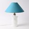 Danish White Glass Pharmacy Table Lamp by Sidse Werner for Holmegaard, 1980s, Image 1