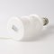 Danish White Glass Pharmacy Table Lamp by Sidse Werner for Holmegaard, 1980s 9