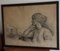 Lucien Jonas, Coal Miner's Wife, Charcoal Drawing, 1934, Framed 13