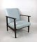 Vintage Light Blue Armchair, 1970s, Image 1