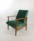 Fauteuil Vintage en Velours Vert, 1970s 8