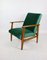 Vintage Green Velvet Armchair, 1970s 5