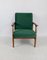 Vintage Green Velvet Armchair, 1970s 10