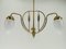 Lámpara de araña Art Déco de ópalo de Wiener Werkstätte, años 20, Imagen 1