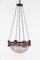 Holophane Bronze Ceiling Lamp, 1920s 1