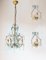 Italian Chandelier and Sconces, 1950s, Set of 3, Image 1