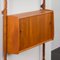 Scandinavian Modern Wall Shelving System Ergo in Teak by J. Texmon, Norway, 1960s, Image 13