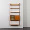 Scandinavian Modern Wall Shelving System Ergo in Teak by J. Texmon, Norway, 1960s 5