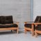 Mid-Century French Armchairs and Sofa Set, Set of 3 14