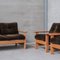 Mid-Century French Armchairs and Sofa Set, Set of 3 13