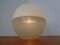 Two-Piece Opal Glass Table Ball Lamp, Italy, 1960s 2